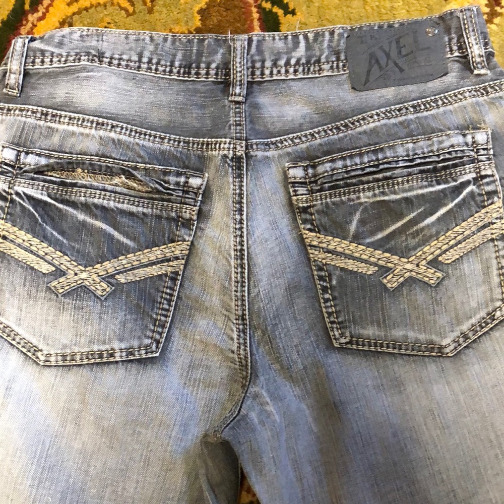 Men’s relaxed straight Axel gray jeans 32/32